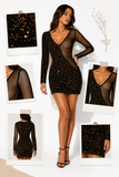 Black Stardust Dress